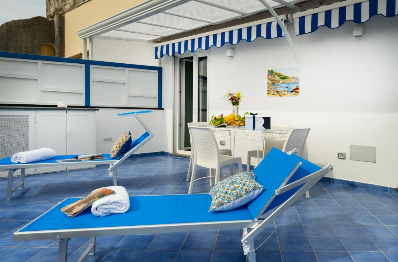 Grecale - Amazing Apartment With Patio And Sea View Maiori Eksteriør bilde