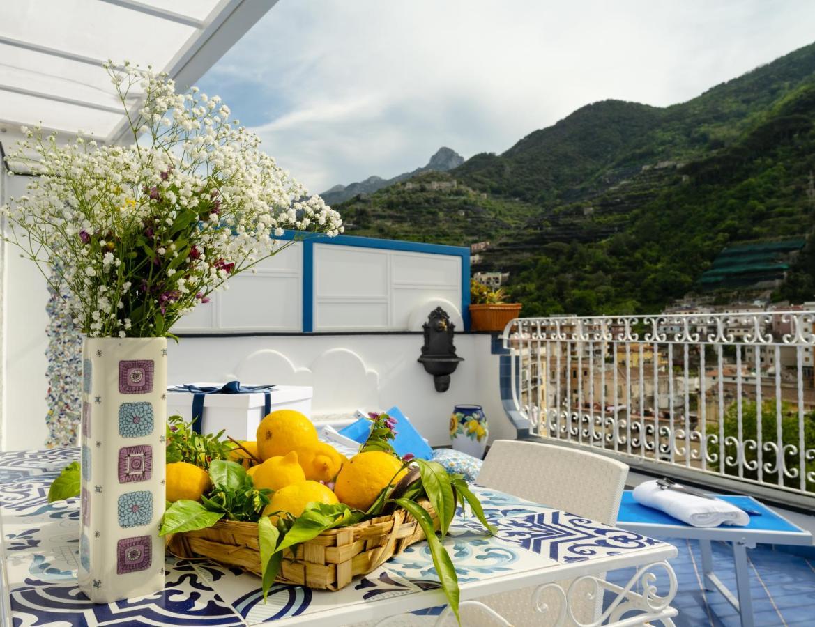 Grecale - Amazing Apartment With Patio And Sea View Maiori Eksteriør bilde