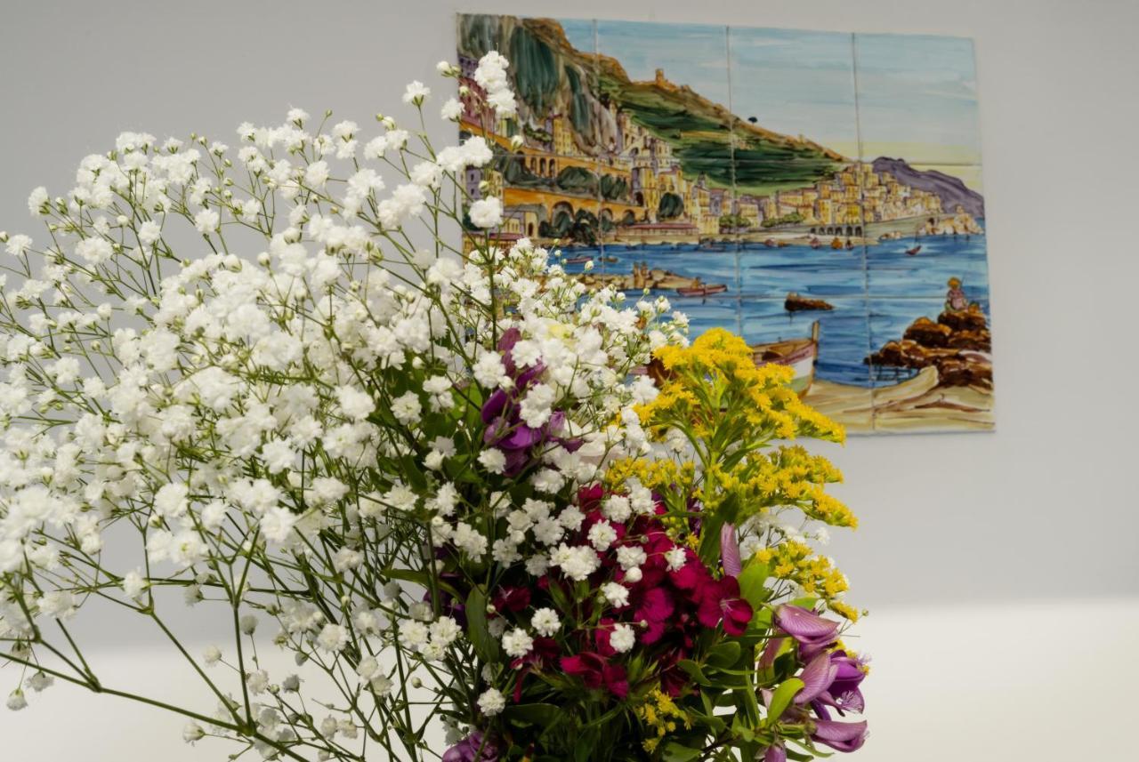 Grecale - Amazing Apartment With Patio And Sea View Maiori Eksteriør bilde